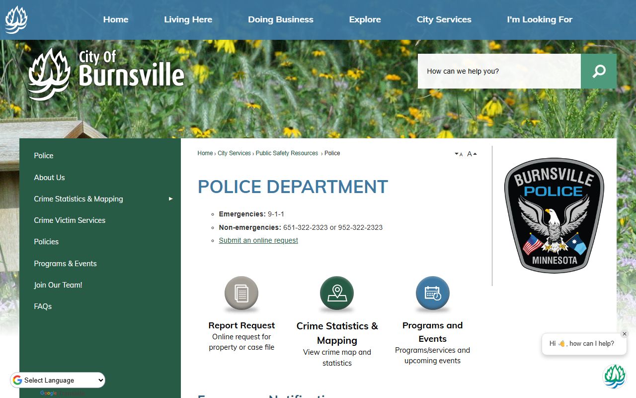 Burnsville sex offenders Burnsville Police Department handles predatory offender registration and public notification
