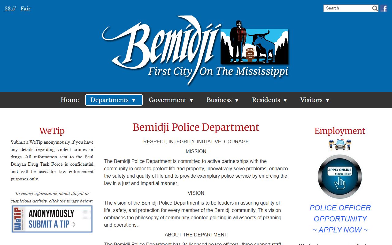 Beltrami County sex offenders Bemidji Police Department