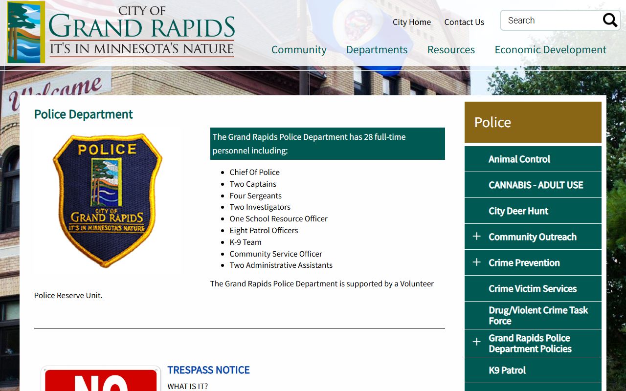 Itasca County sex offenders Grand Rapids Police Department