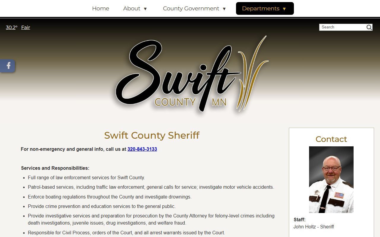 Swift County sex offenders Sheriff's Office